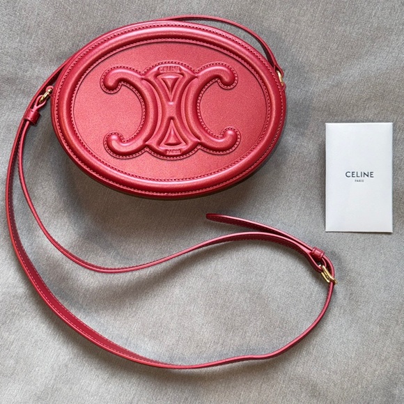 SOLD - CELINE Oval Triomphe Crossbody Bag - Picture 8 of 8